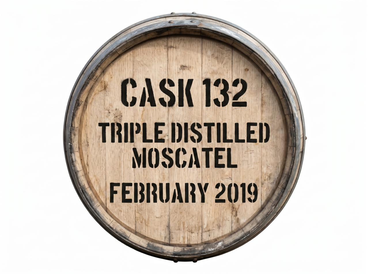 Cask 132, Triple Distilled Moscatel