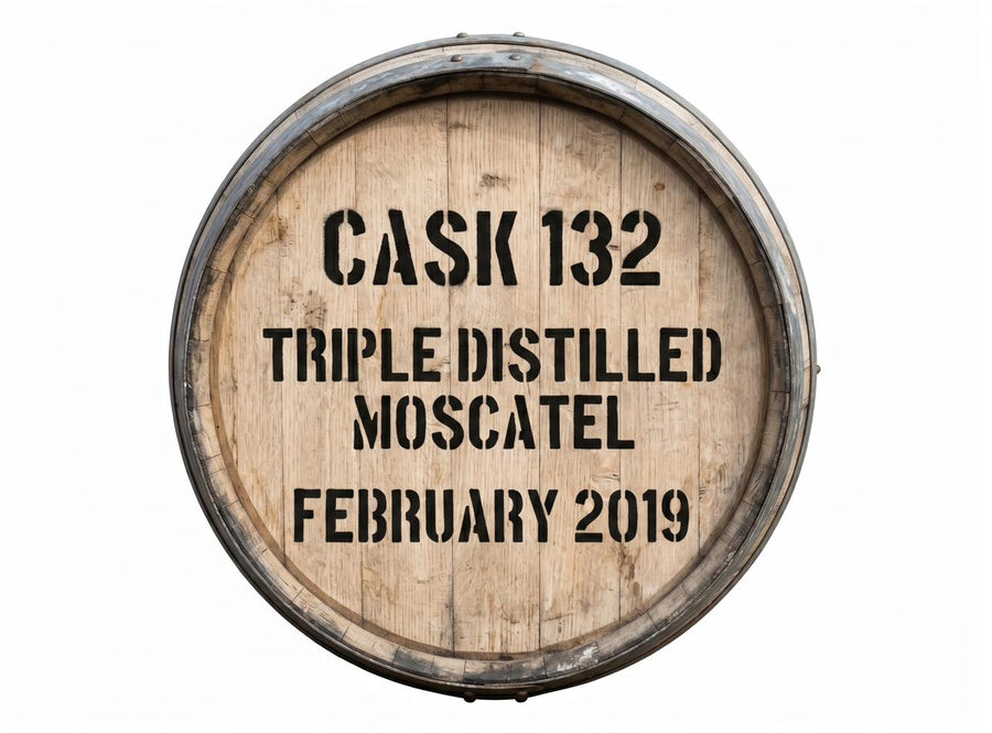 Cask 132, Triple Distilled Moscatel
