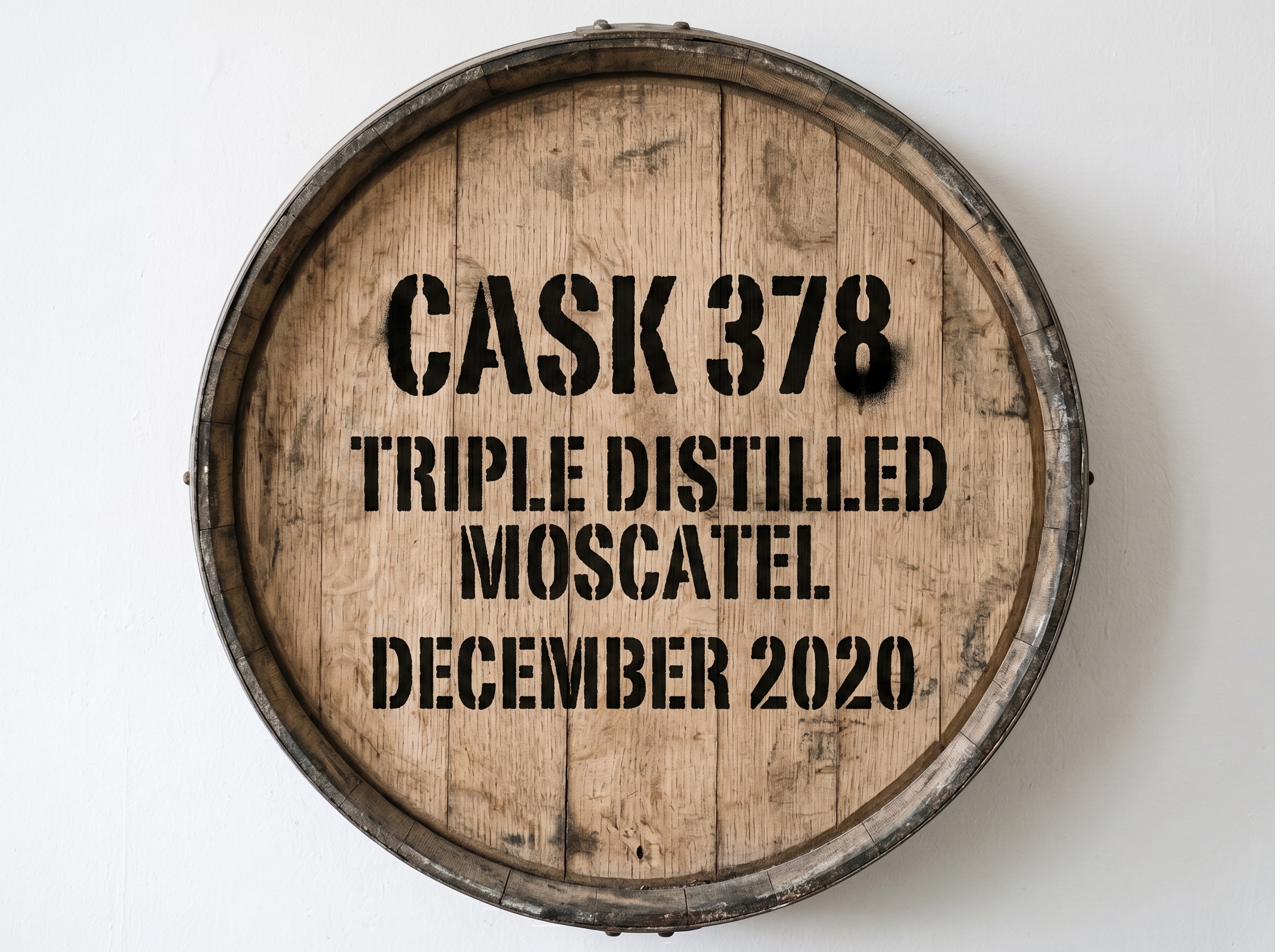 Cask 378, Triple Distilled Moscatel