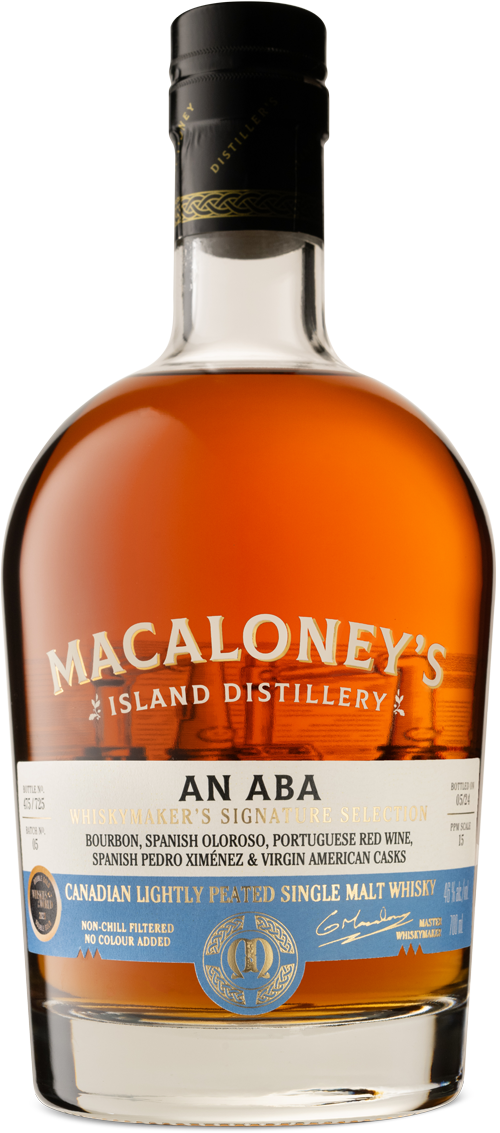 An Aba Lightly Peated Single Malt Whisky | Macaloney's – Macaloney