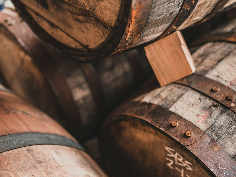 Oak whisky casks