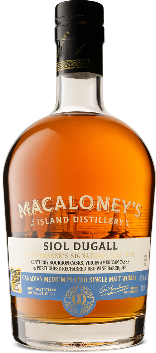 Siol Dugall Peated Single Malt Whisky | Macaloney's Vancouver Siol Dugall Peated Single Malt Whisky | Macaloney's Vancouver