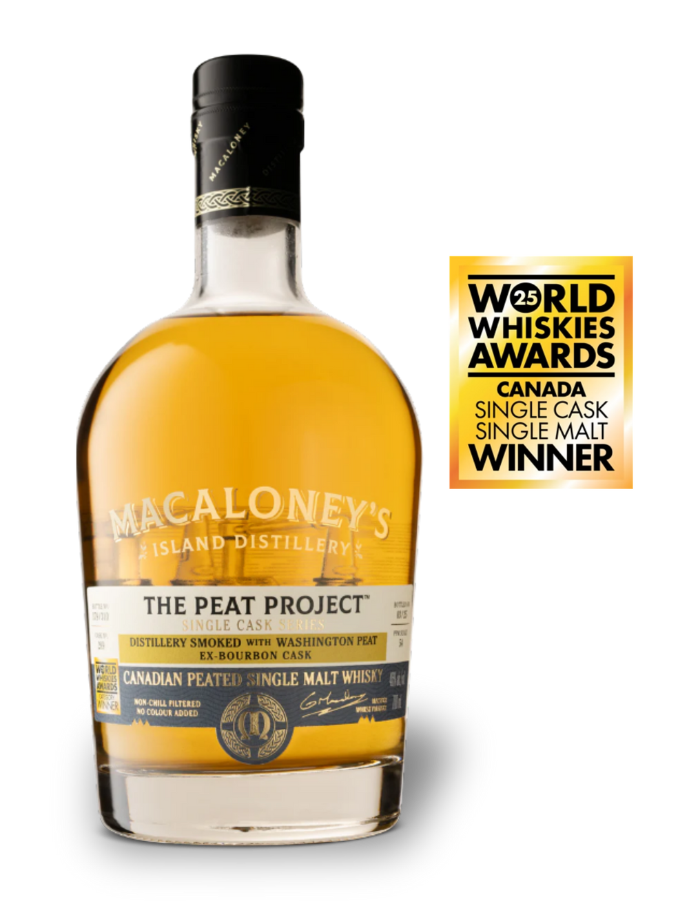 Peat Project: Bourbon Cask Whisky – Macaloney Brewers & Distillers