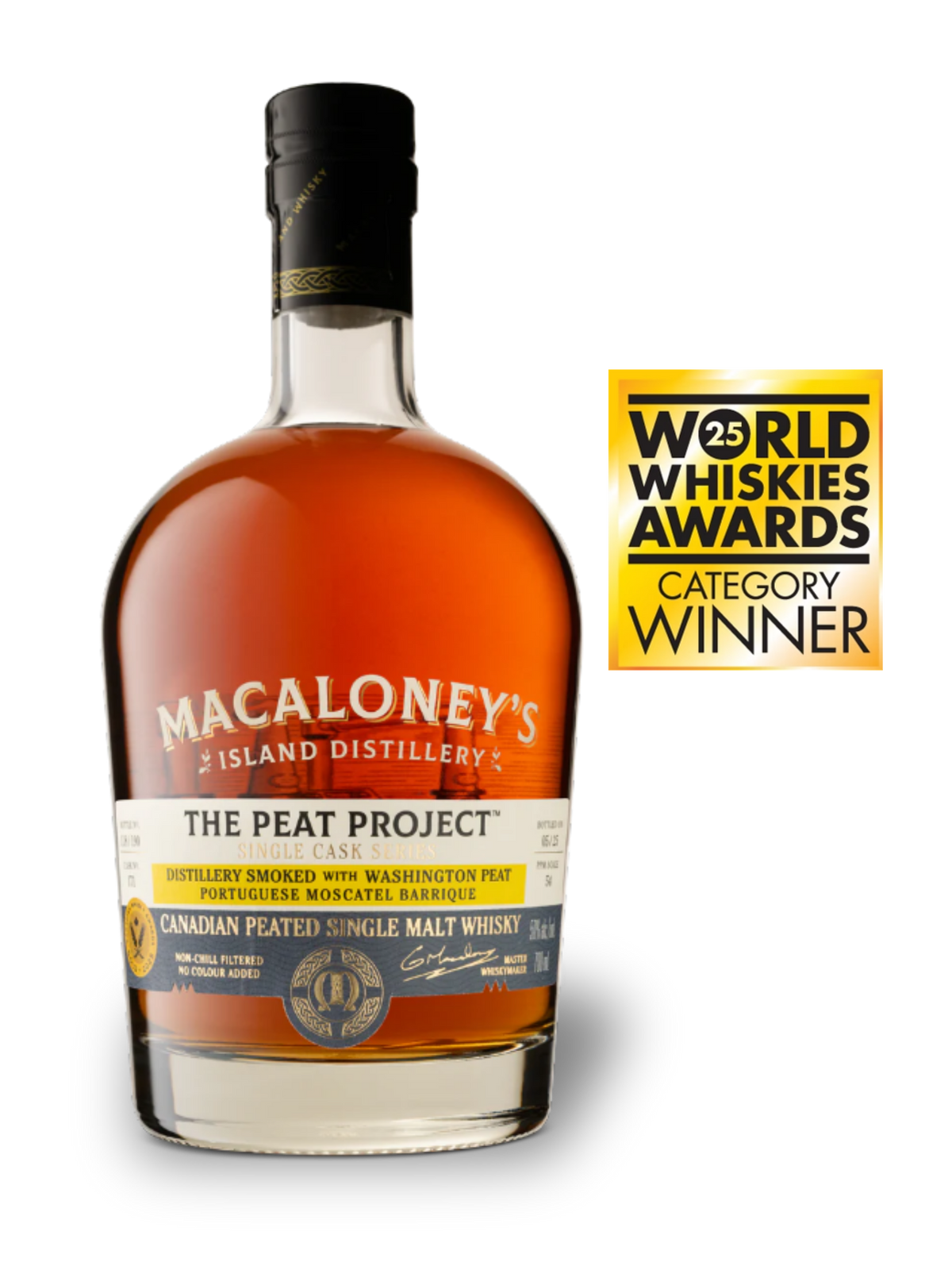 Peat Project Moscatel Cask Single Malt Whisky | Macaloney's – Macaloney ...